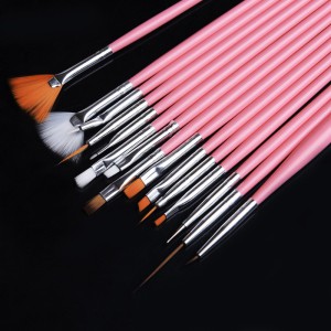 Professional Nail Art Brush Set with Private Label Print